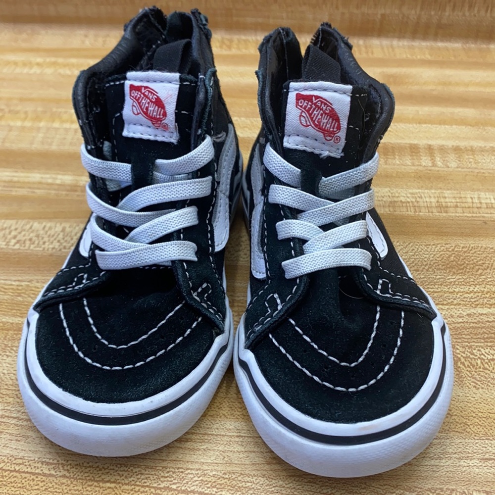 Vans high top size 7.5 toddler